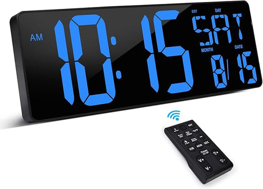 XREXS Large Digital Wall Clock