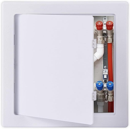 Suteck Plastic Access Panel for Drywall Ceiling 12 x 12 Inch Reinforced