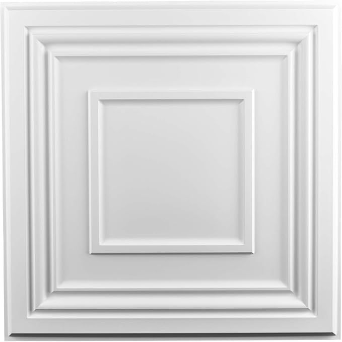 Art3d Drop Ceiling Tiles 24x24in., Wainscoting Panels Glue Up 2ft x 2ft