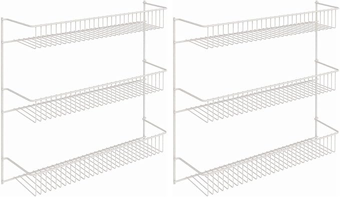 ClosetMaid 3-Tier Hanging Wall Mounted Metal Rack