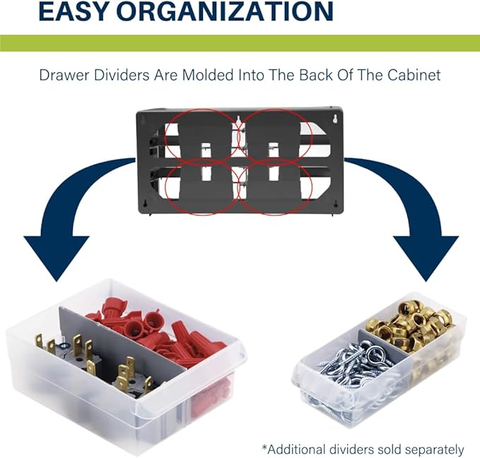 Akro-Mils 26-Drawer Plastic Drawer Storage Cabinet