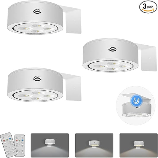 3-Pack Battery Operated Picture Lights Magnetic Painting Light