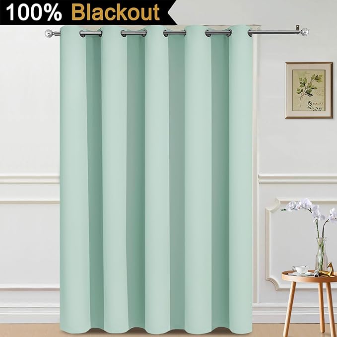 Yakamok 100% Blackout Lined Panels, Thermal Insulated Blackout Curtains
