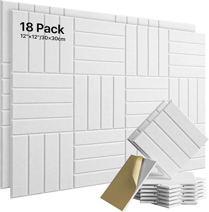 18 Pack Sound Proof Foam Panels
