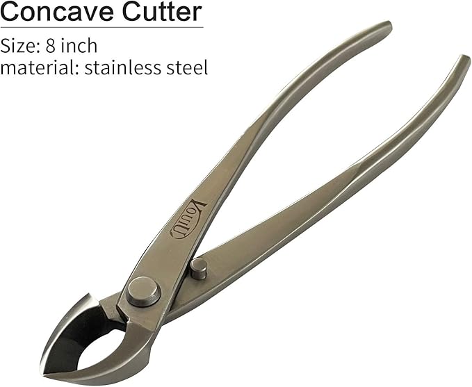 vouiu 6-Piece Bonsai Tool Set,Knob Cutter,Trunk Splitter,Concave Cutter,Wire Cutter,Jin Pliers,Bonsai Scissors