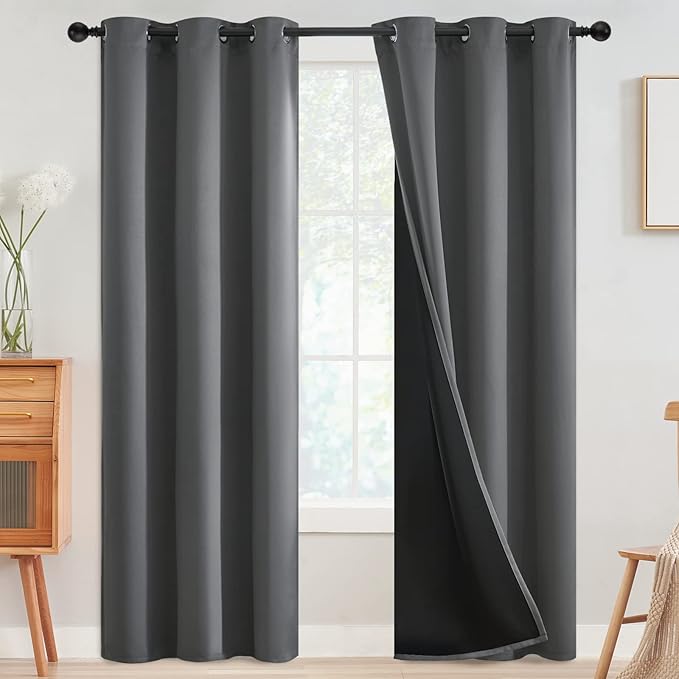 SimpleHome 100% Blackout Curtains
