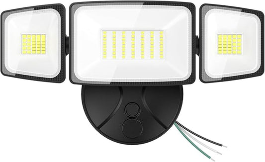 Onforu 75W Flood Lights Outdoor, 7000LM Brightness Security Lights Switch