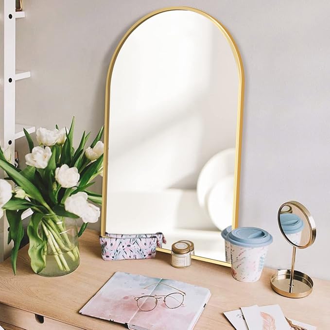 Arched Wall Mirror, Living Room, Hang Vertical or Horizontal