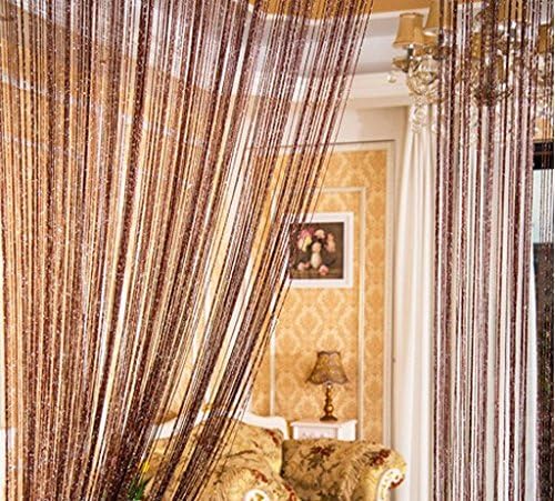ave split Decorative Door String Curtain Wall Panel Fringe Window Room Blind