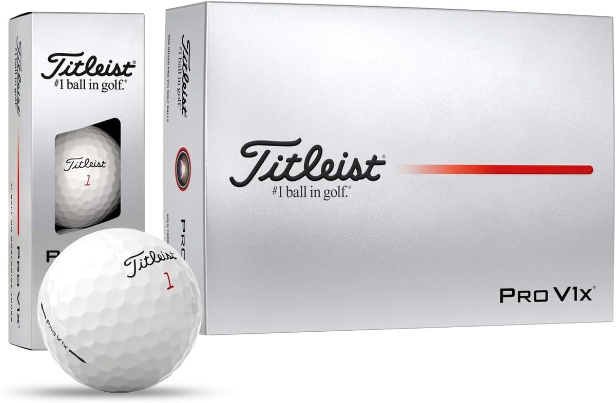 Titleist Pro V1X Golf Balls - Personalized with Logo, Image, or Text | Set of 12