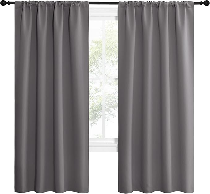 NICETOWN Blackout Curtains 72 for Office