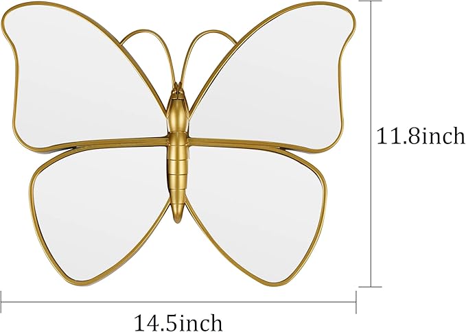 Decorative Butterfly Wall Mirror
