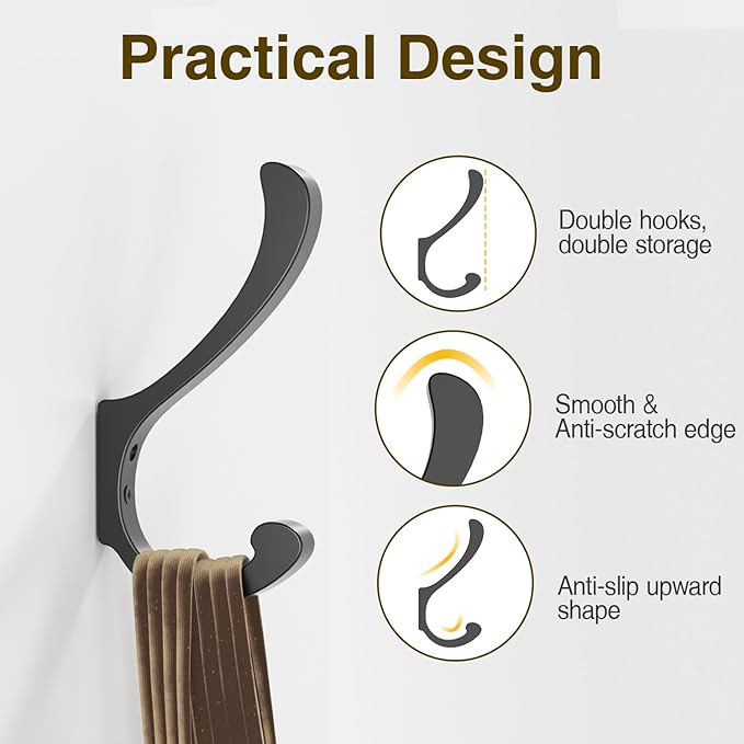 Coat Hooks for Hanging Heavy Duty