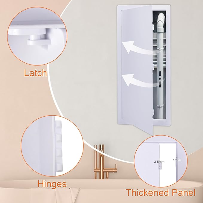 Suteck Plumbing Access Panel for Drywall Ceiling 14 x 29 Inch Reinforced