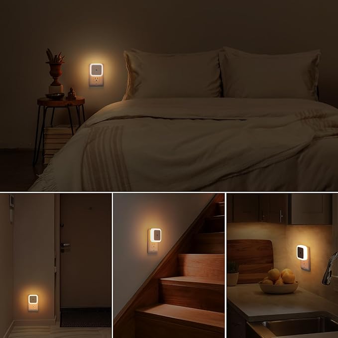 Sujeet Night Light, Night Lights Plug into Wall 8-Pack, Nightlight Plug in