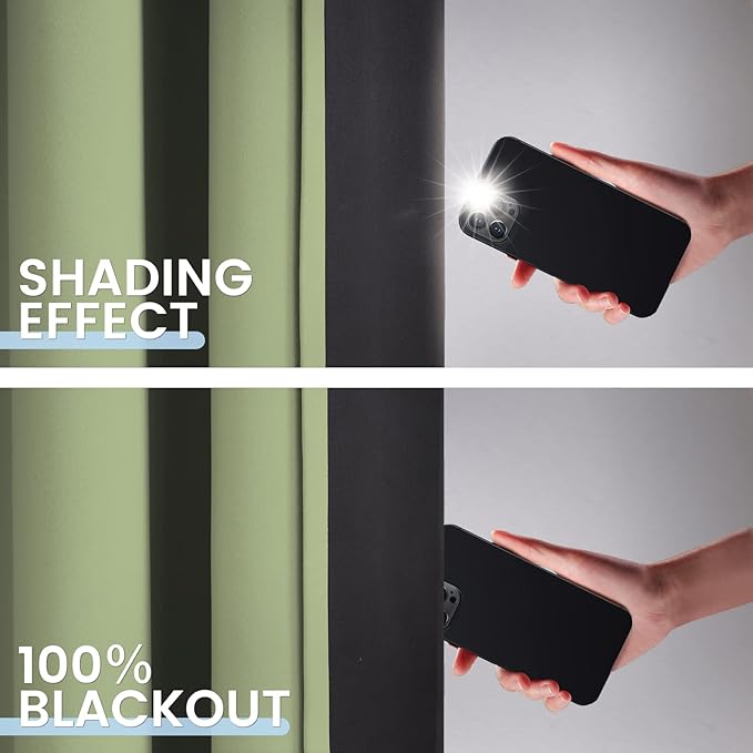 SimpleHome 100% Blackout Curtains