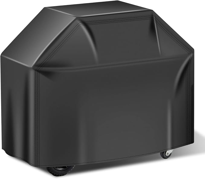 Grill Covers Heavy Duty 58inch,420D Grill Cover Waterproof for Outdoor Grills,BBQ Covers for Outside,Gas Grill Cover,UV & Fade Resistant with Adjustable Straps, Barbeque Accessories for Blackstone
