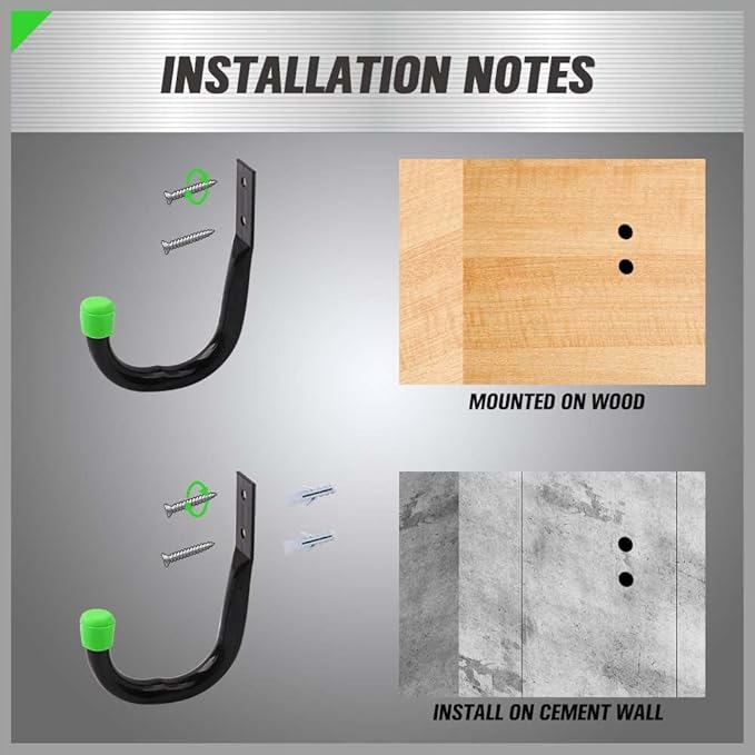 SWANLAKE Heavy Duty Garage Storage Utility Hooks, Utility Hooks