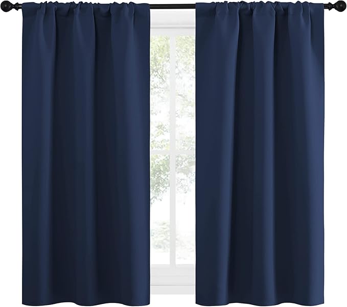 NICETOWN Kitchen Curtains, Short Blackout Curtains & Drapes, Thermal Insulated