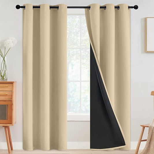 SimpleHome 100% Blackout Curtains