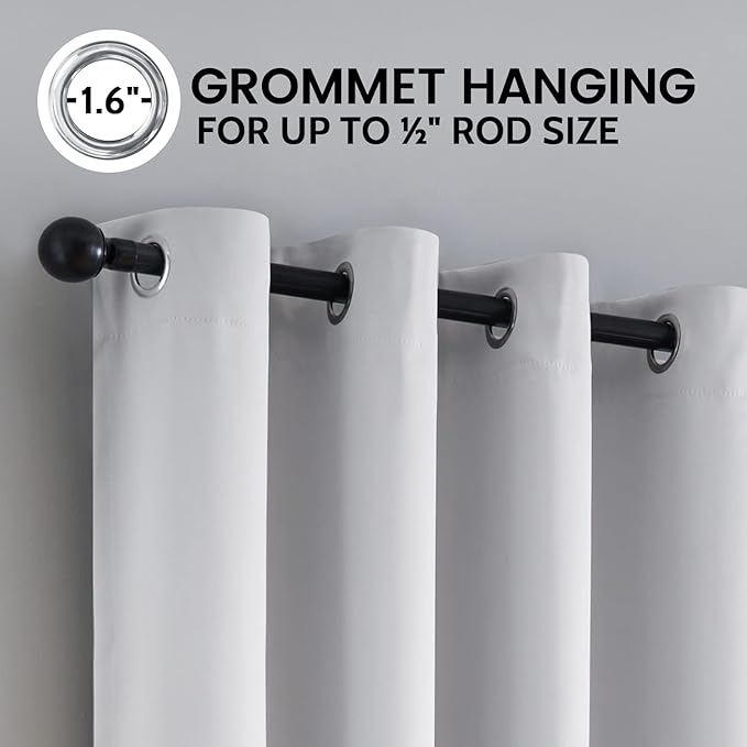 SimpleHome 100% Blackout Curtains