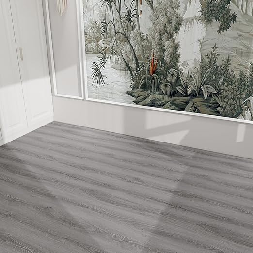 Wood Grain Peel and Stick Floor Tiles – 11.8” Width, Full Roll Length of 394" –