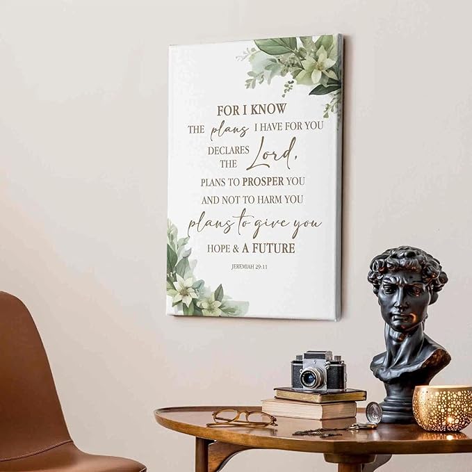 HIWX Christian Bible Verses Wall Decor,