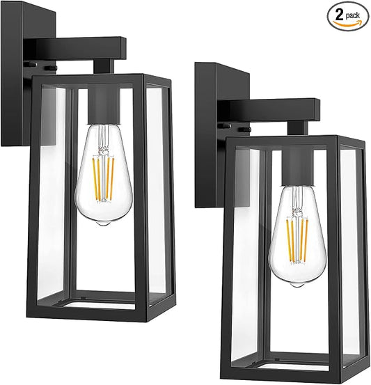 MAXvolador Outdoor Wall Sconce, Large Exterior Waterproof Wall Lantern Light