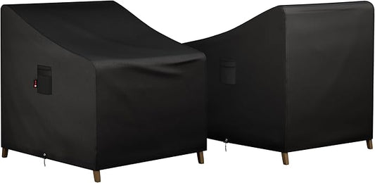 iBirdie Waterproof Outdoor Chair Covers 35 x 38 x 31 inch 2 Pack Patio Furniture Covers