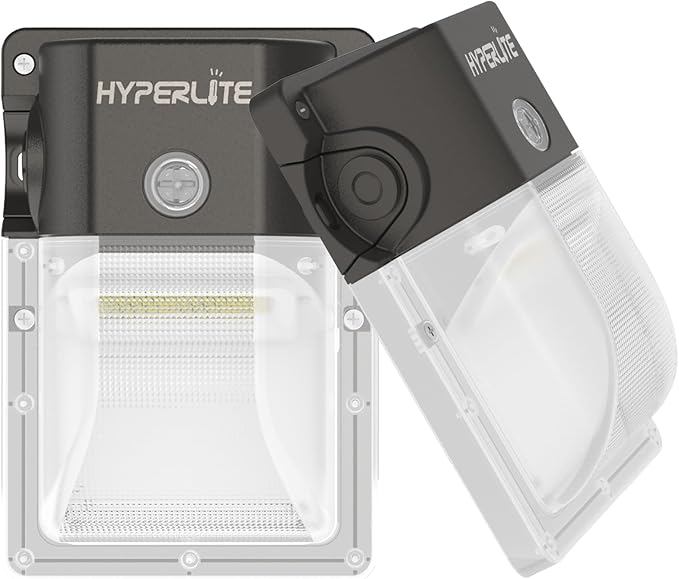 HYPERLITE LED Wall Pack Light: 30W 3600lm 5000K Daylight Outdoor Wall Lights