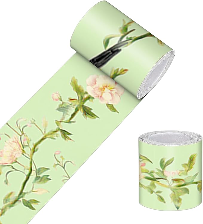 HOMETITUTE Wallpaper Border Peel and Stick Decorative Wall Trim Self Adhesive