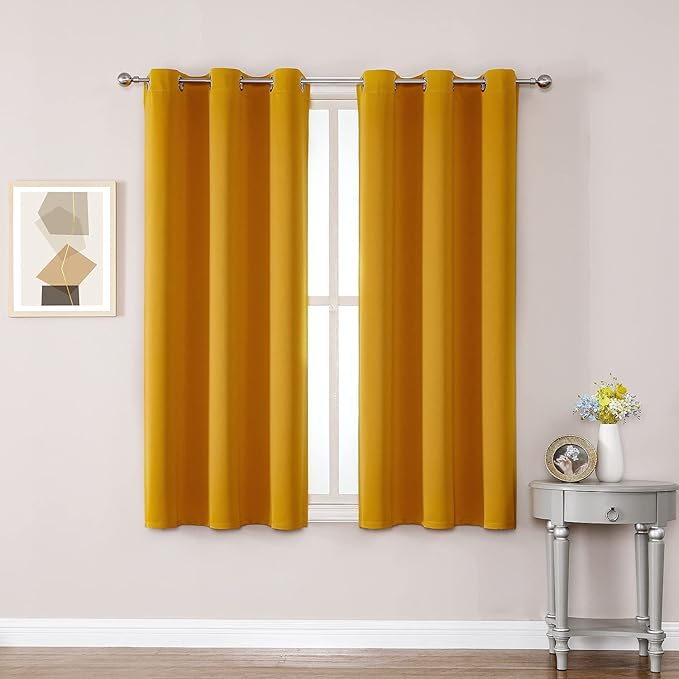 ChrisDowa Grommet Room Darkening Curtains
