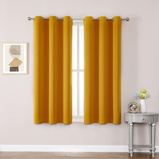 ChrisDowa Grommet Room Darkening Curtains