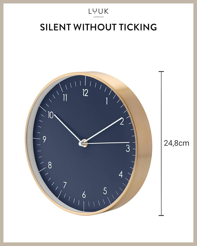 LUUK LIFESTYLE Modern Quartz wall Clock