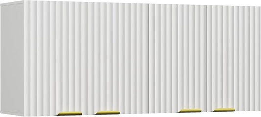 ChooChoo 4 Doors Wall Cabinet Laundry Room, Bathroom Wall Cabinet