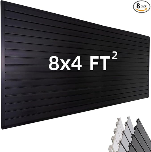 FRAYSCENT Slat Wall Paneling Garage Wall Organizer, Slatwall Panels Garage Tool