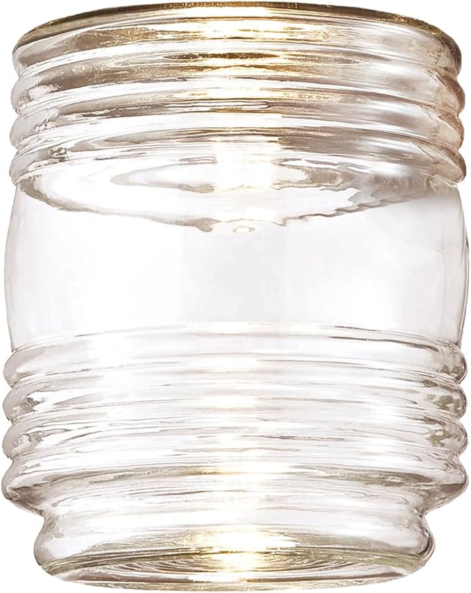 Jelly Jar Light Replacement Glass, 3-Inch Opening – Design House