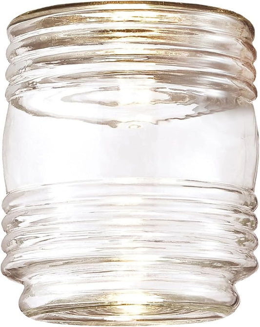 Jelly Jar Light Replacement Glass, 3-Inch Opening – Design House