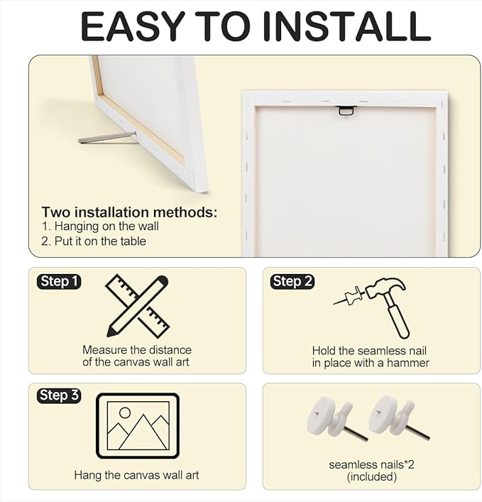 Inspirational Wall Art Motivational Painting Wall Decor