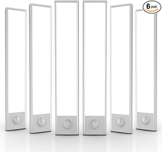 6 Pack Under Cabinet Lights Wireless, 40 LED Motion Sensor Light Indoor
