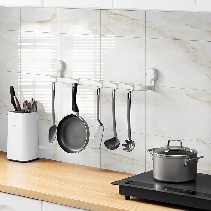 Chejiaye 10pcs Marble Peel and Stick Backsplash Waterproof Washroom Wall Panels