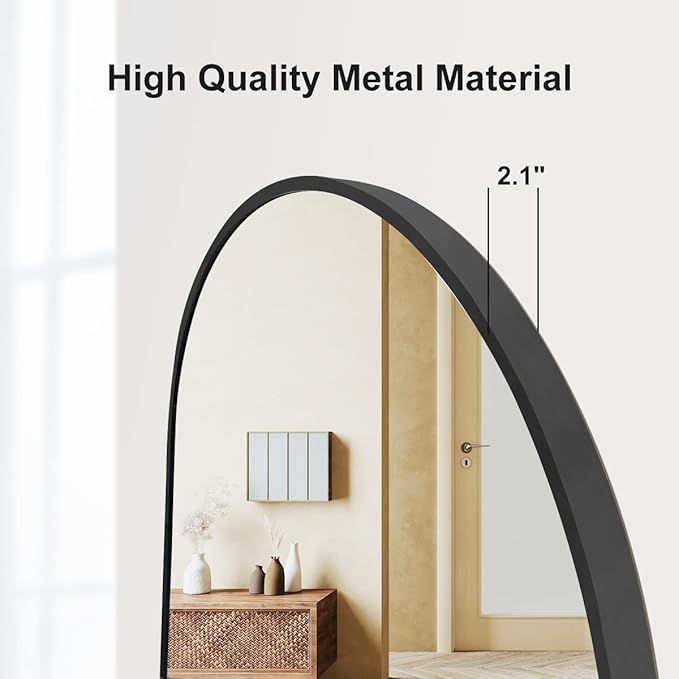 Arched Wall Mirror, Living Room, Hang Vertical or Horizontal