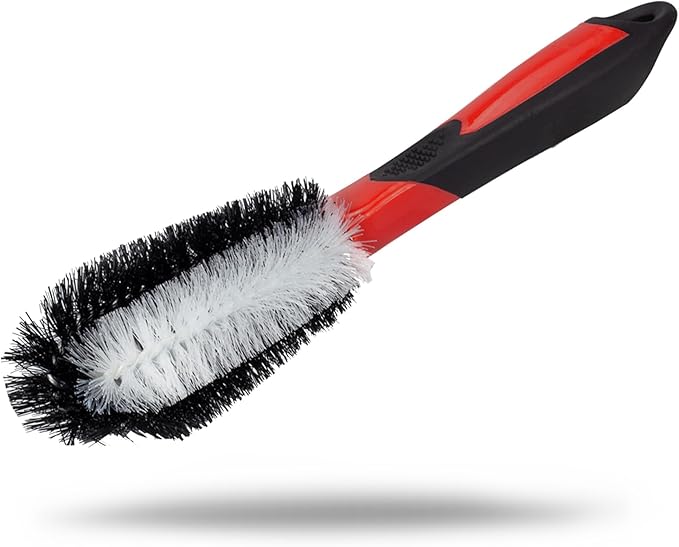 Maxshine Universal 360Â° Car Engine Cleaning Brush â 12â Long with Non-Slip Grip Handle â Soft Bristles for Safe & Effective Detailing â Deep Cleaning Tool for Engines, Wheels & Auto Detailing