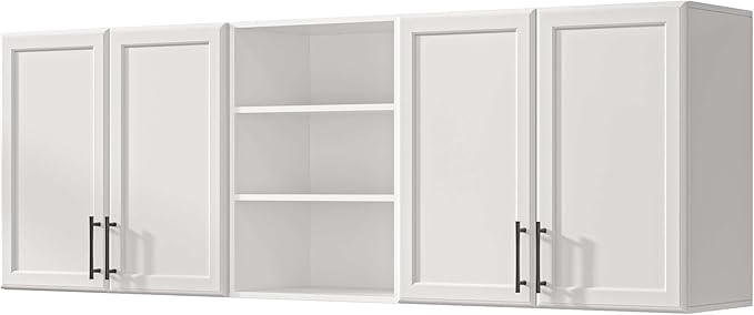 Furnaza Wall Cabinets for Laundry Room, Shaker Wall Mounted Kitchen Cabinets