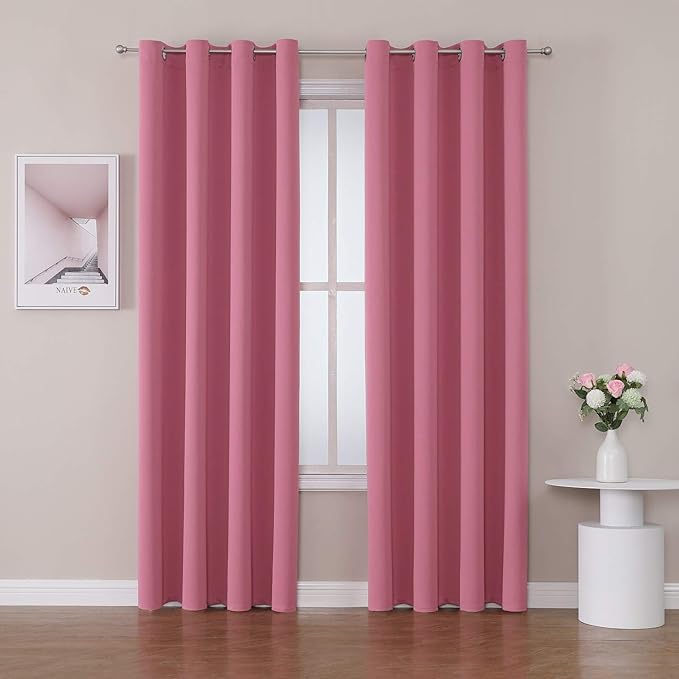ChrisDowa Grommet Room Darkening Curtains
