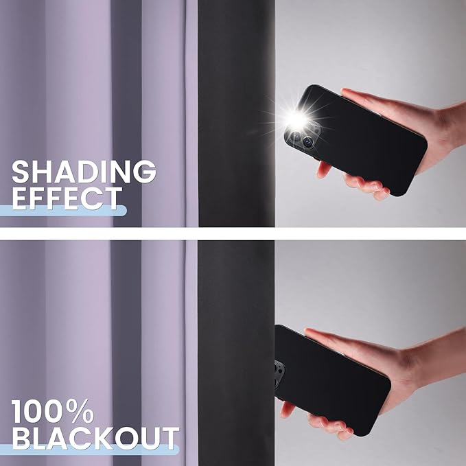 SimpleHome 100% Blackout Curtains