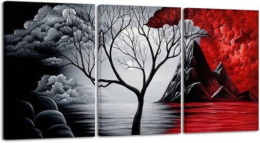 Wieco Art Canvas Wall Art Abstract Pictures