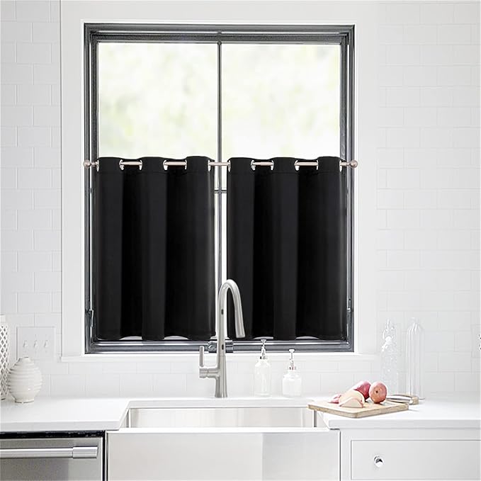ChrisDowa Small Window Curtains