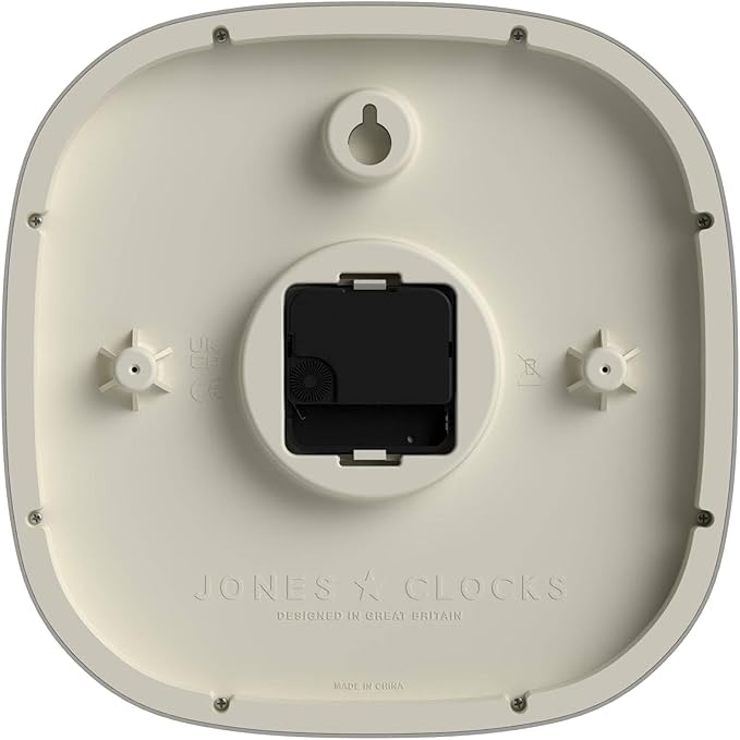 JONES CLOCKS® Marvel wall Clock | Modern Retro Rounded Square Clock | 10 inch |