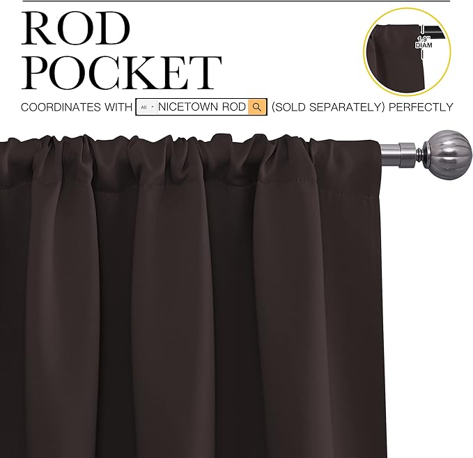 NICETOWN 84 Bedroom Curtains and Drapes